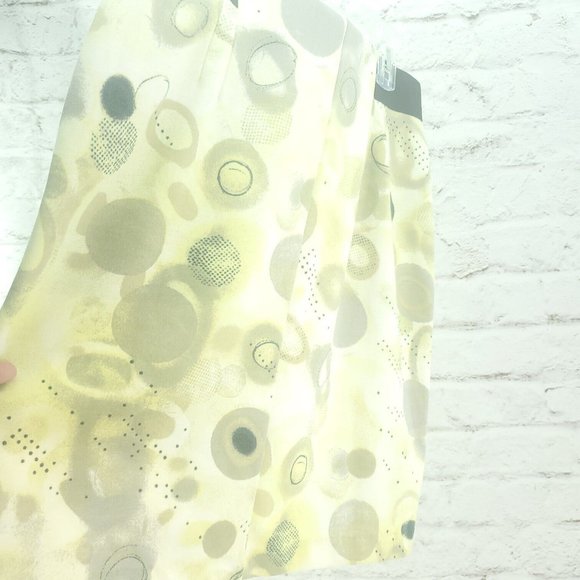 Simply Vera Vera Wang Womens Yellow Geometric Elastic Band Mini Skirt Size Small - Picture 4 of 11